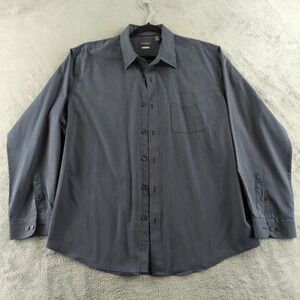 Van Heusen Shirt Mens XL‎ Pinstripe Classic Fit Button Down Long Sleeve Pocket